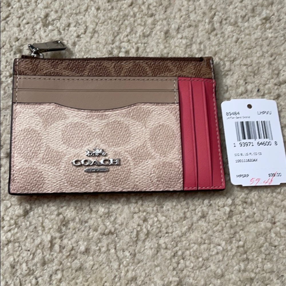 Coach Signature Large Card Case